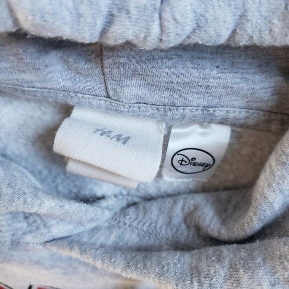 Disney Mickey Hoodie Crop Top Tee Set Womens XS S H&M Disney Brand - Picture 4 of 12